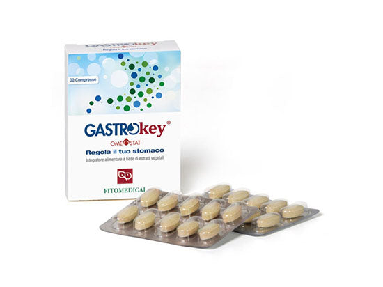 Gastrokey OMEOSTAT® Regola il tuo stomaco - 30 compresse da 660 mg in blister, confezione da 19,8 g