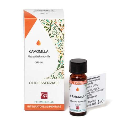 Oli essenziali - Camomilla OE Matricaria chamomilla L. capolini Integratore alimentare - 2 ml