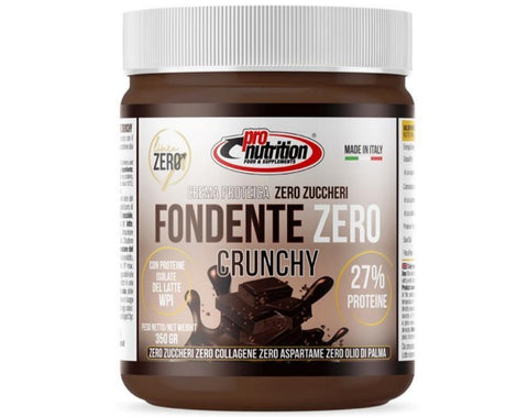 Crema spalmabile Fondente zero crunchy 27% di proteine