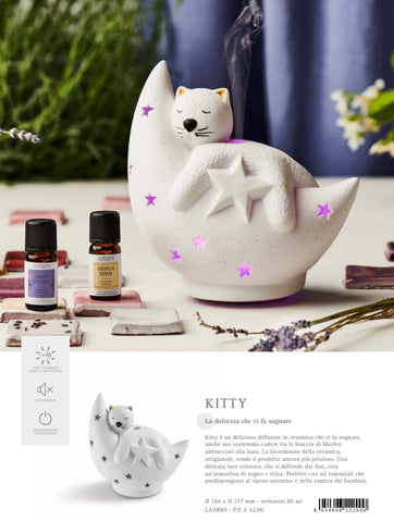 Diffusore ad Ultrasuoni  Nasoterapia Kitty in Ceramica - Compra Online