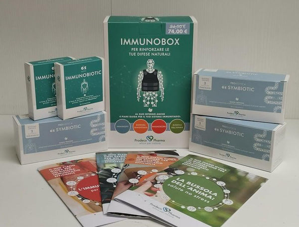IMMUNOBOX Prodeco Pharma ADULTI - Kit specifico per la prevenzione e il rinforzo delle difese immunitarie. Sconto 21.69%