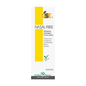 GSE Nasal Free Confezione: flacone da 20 ml in eco-spray, con erogatore “preservative free”.