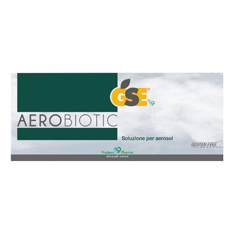 GSE Aerobiotic Confezione: 10 fiale monouso da 5 ml per aerosol pronte  per l’uso.