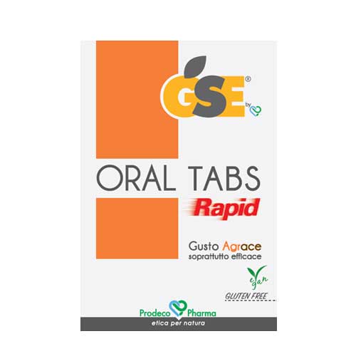 GSE Oral Tabs Rapid Confezione: 12 compresse in pratici blisters.