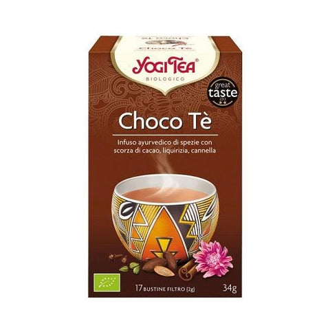 Yogi Tea Tisana al Cioccolato Infuso ayurvedico di spezie con scorze di cacao